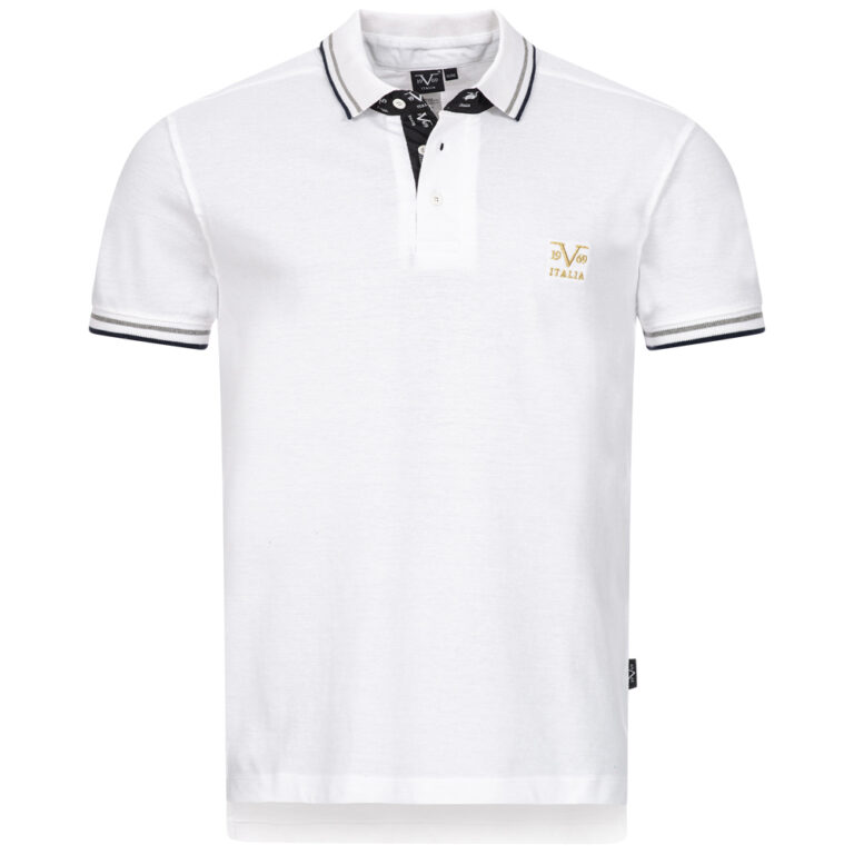 19V69 Versace 1969 Ricamo Retro Herren Polo-Shirt