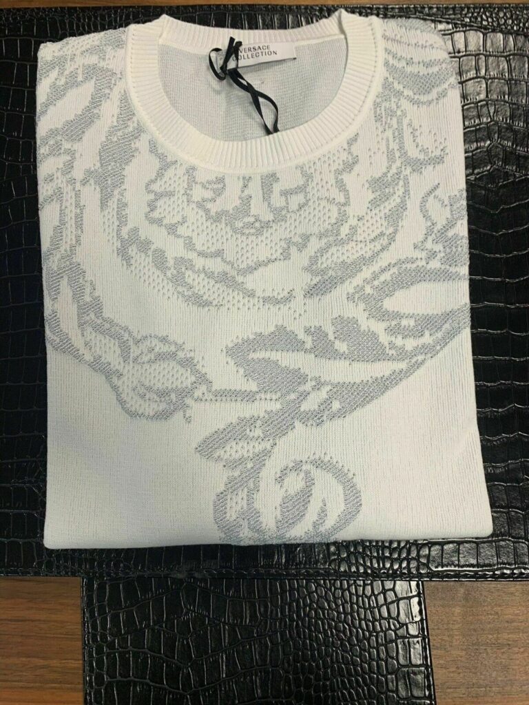 VERSACE COLLECTION ICONIC LOGO STRICKPULLOVER
