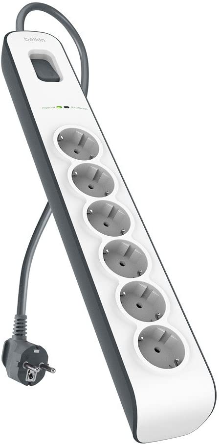 Belkin Surgemaster 6-fach Steckdosenleiste mit Überspannungsschutz