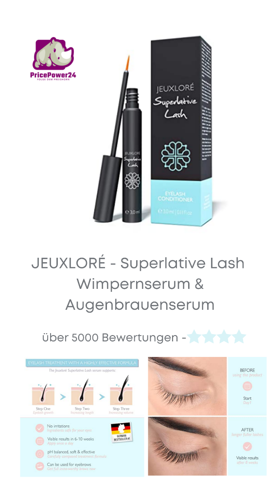 JEUXLORÉ - Superlative Lash Wimpernserum & Augenbrauenserum